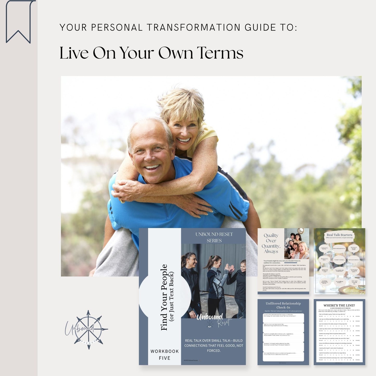 The Unbound Reset: 12-Week Life Transformation Program for Women | Digital Wellness Workbook | Self-Development Course