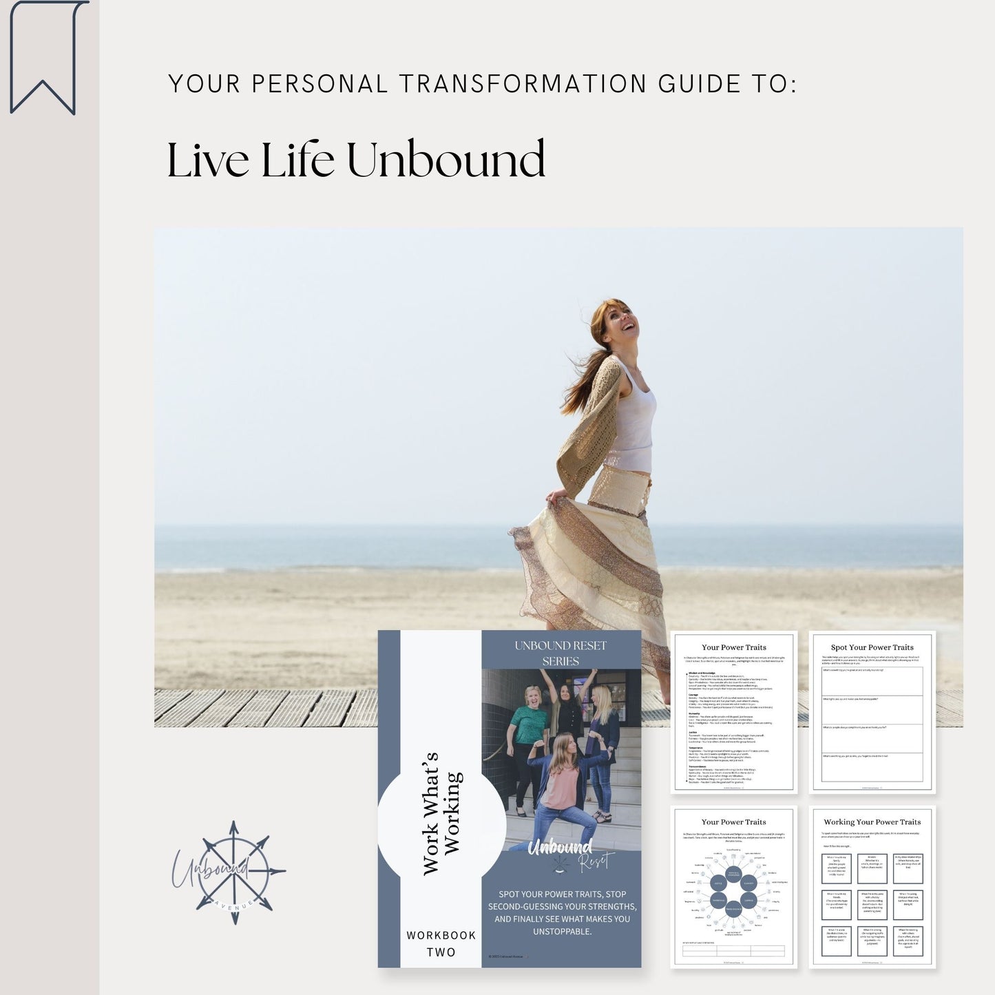 The Unbound Reset: 12-Week Life Transformation Program for Women | Digital Wellness Workbook | Self-Development Course